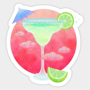 Cloudy Margarita Sticker